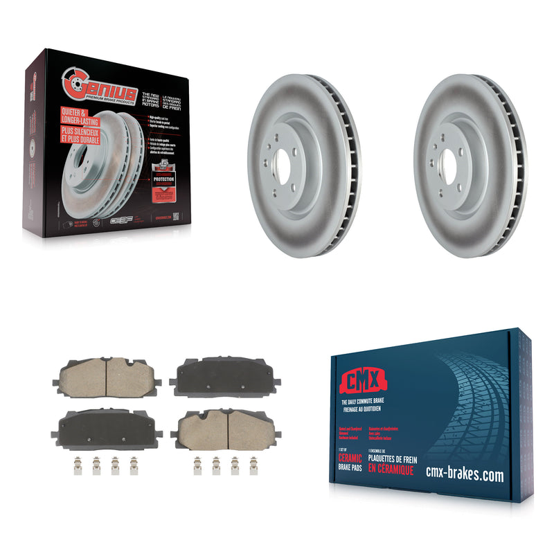 Transit Auto KGC-102613 Disc Brake Kit for 2017-2024 Audi SQ5 Sportback, Audi Q5 PHEV and More - Front