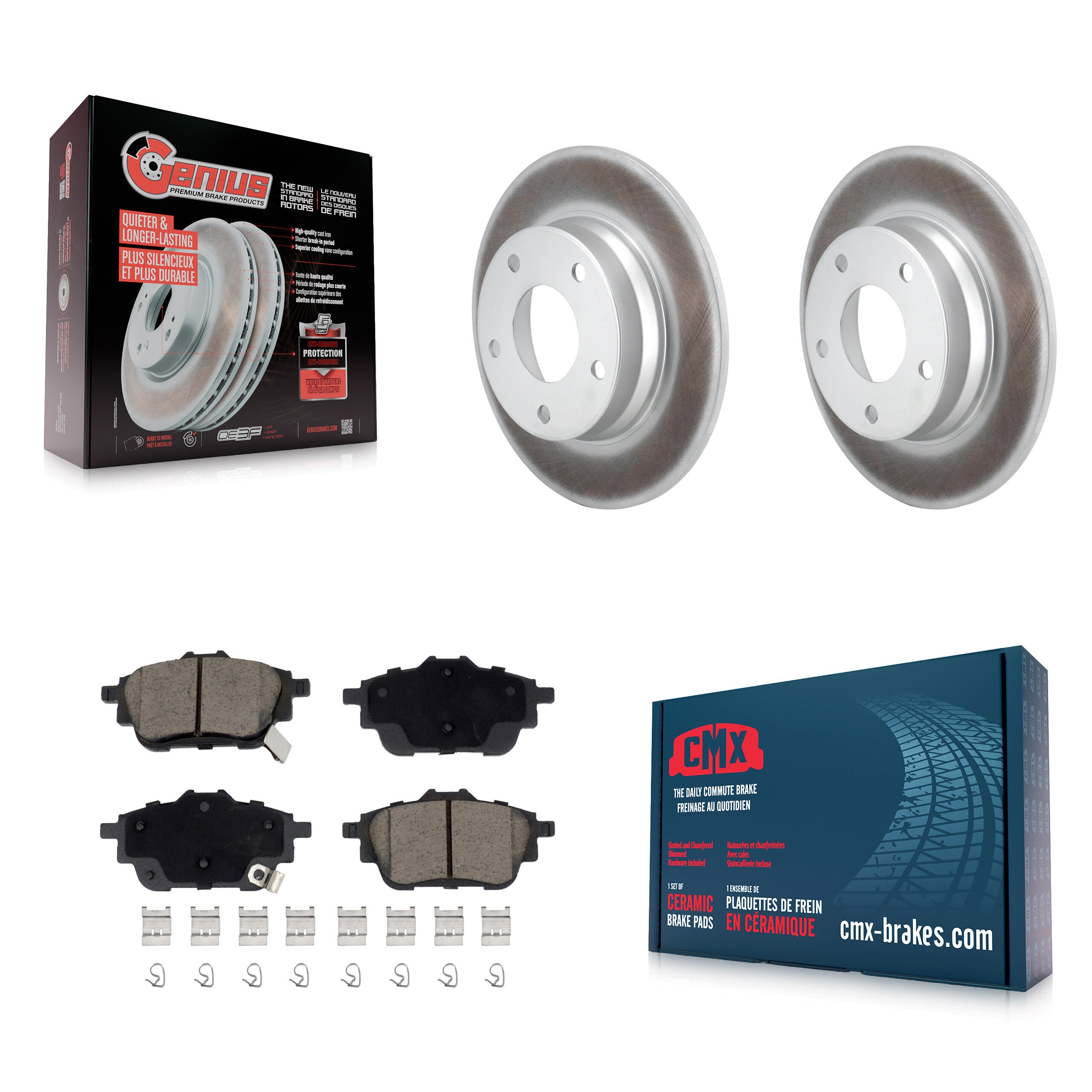 Transit Auto KGC-102615 Disc Brake Kit for 2020-2023 Nissan Sentra - Rear