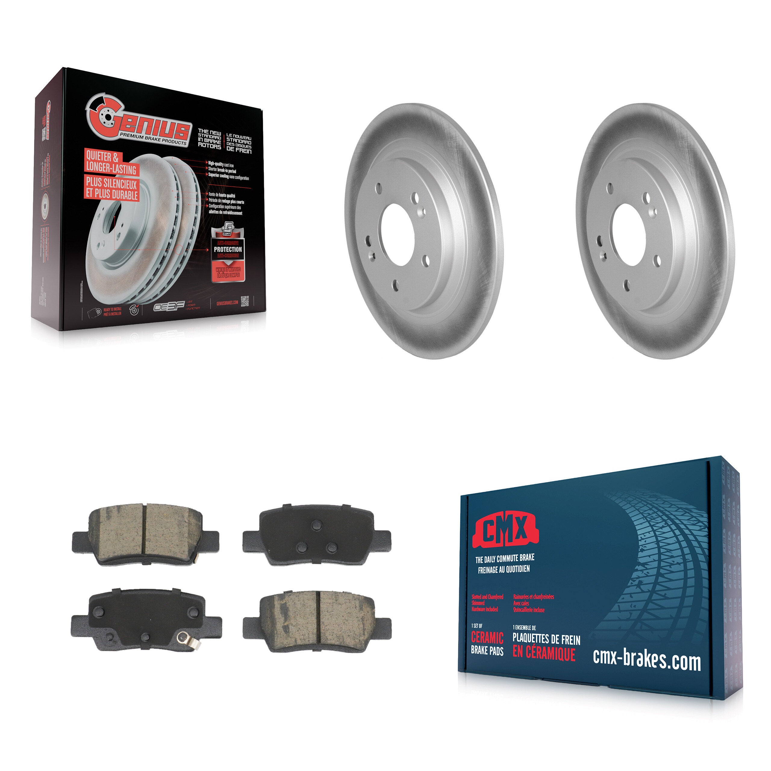 Transit Auto KGC-102620 Disc Brake Kit for 2021-2024 Kia Seltos - Rear