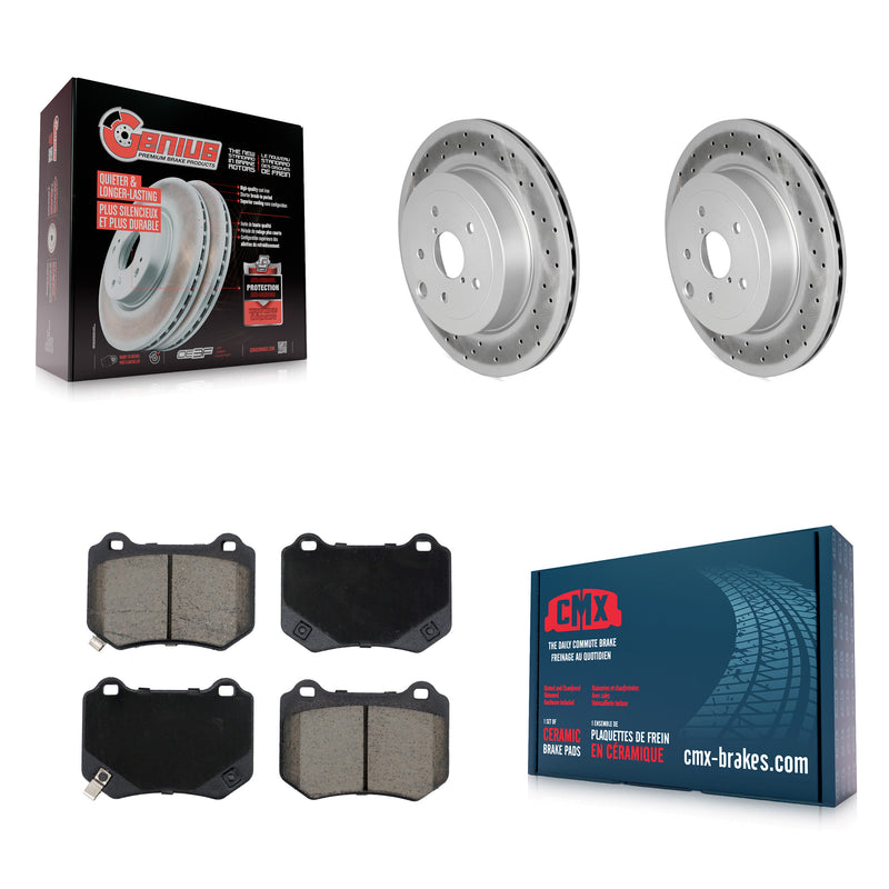 Transit Auto KGC-102627 Disc Brake Kit for 2018-2021 Subaru WRX STI - Rear