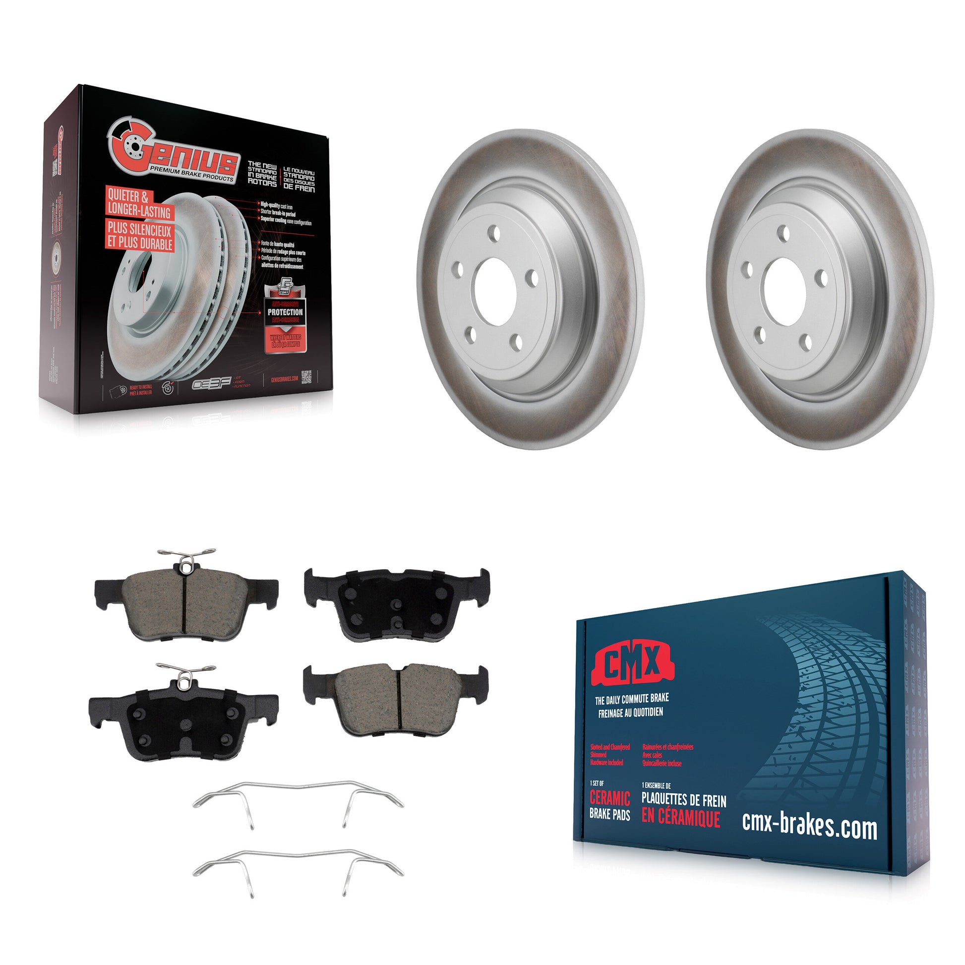 Transit Auto KGC-102630 Disc Brake Kit for 2022-2023 Ford Maverick - Rear