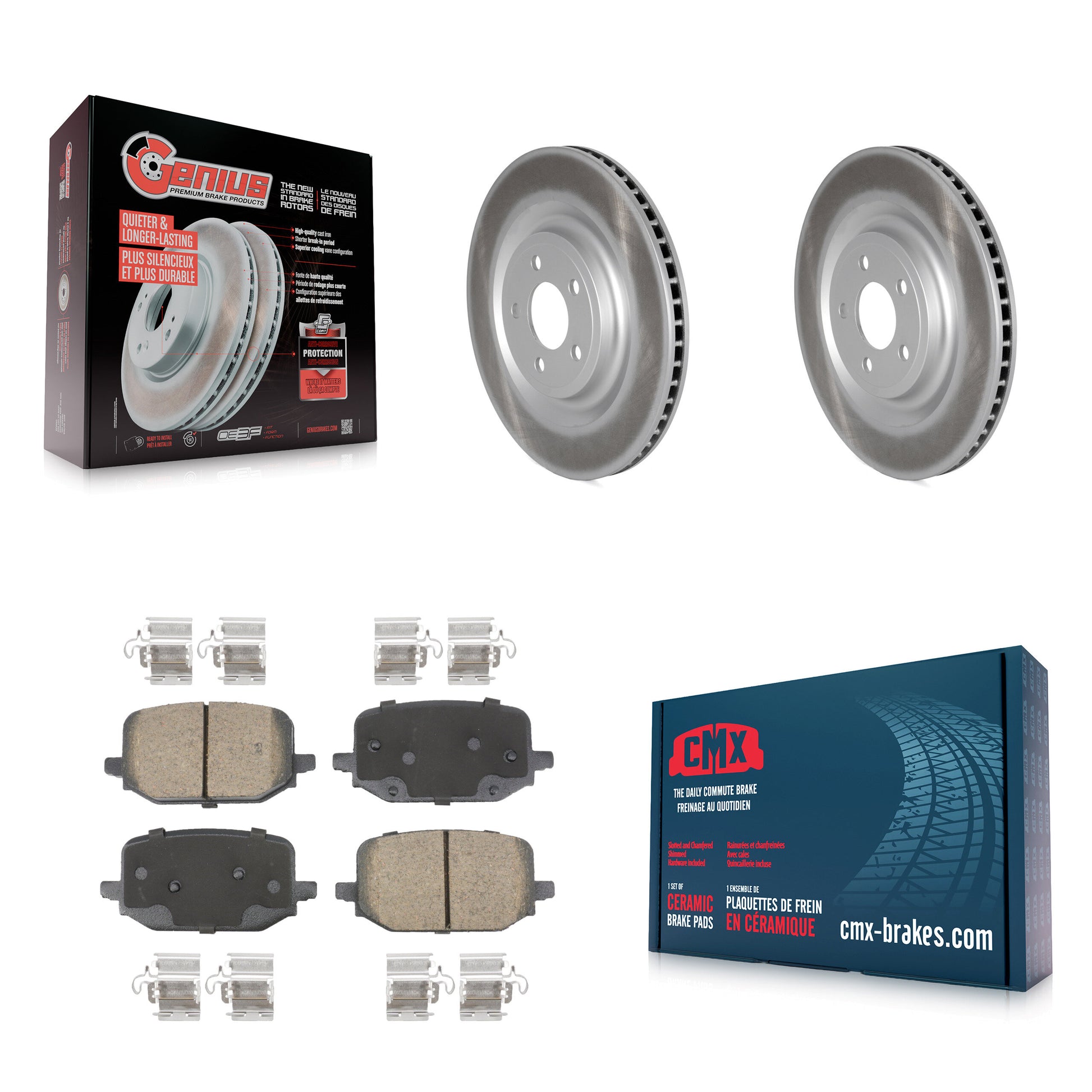 Transit Auto KGC-102633 Disc Brake Kit for 2022-2023 Ford Explorer - Rear