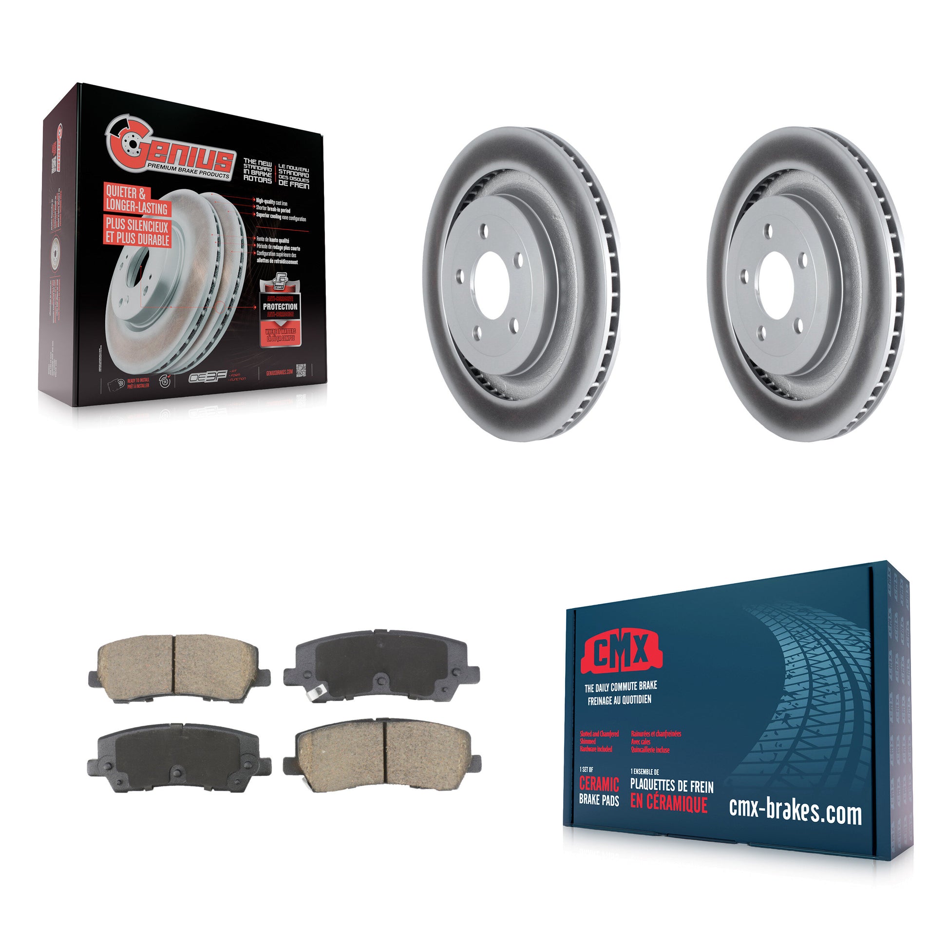 Transit Auto KGC-102640 Disc Brake Kit for 2015-2023 Ford Mustang - Rear