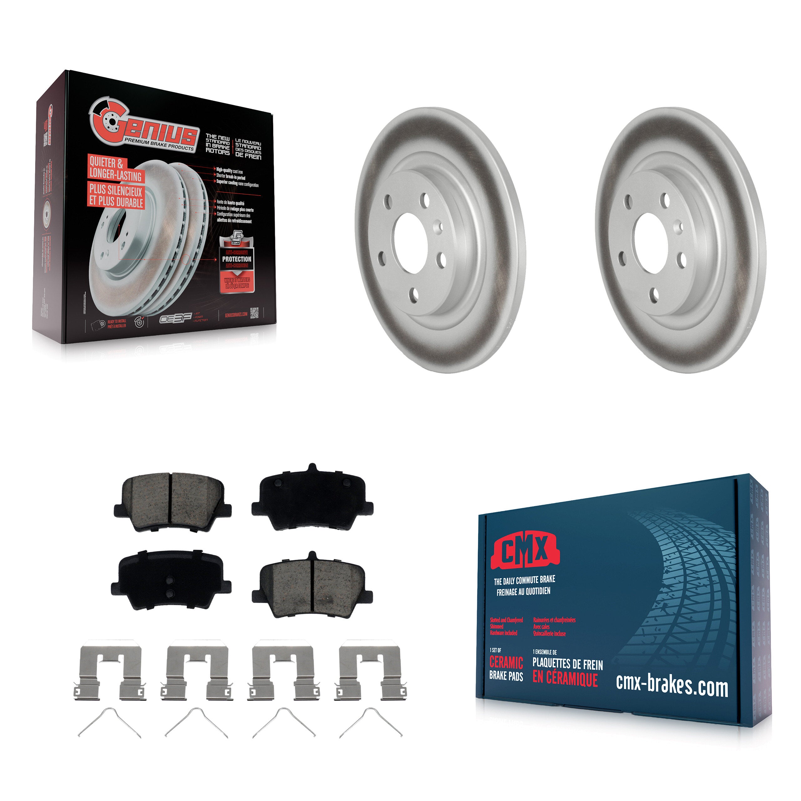 Transit Auto KGC-102641 Disc Brake Kit for 2019-2023 Volvo XC40 - Rear