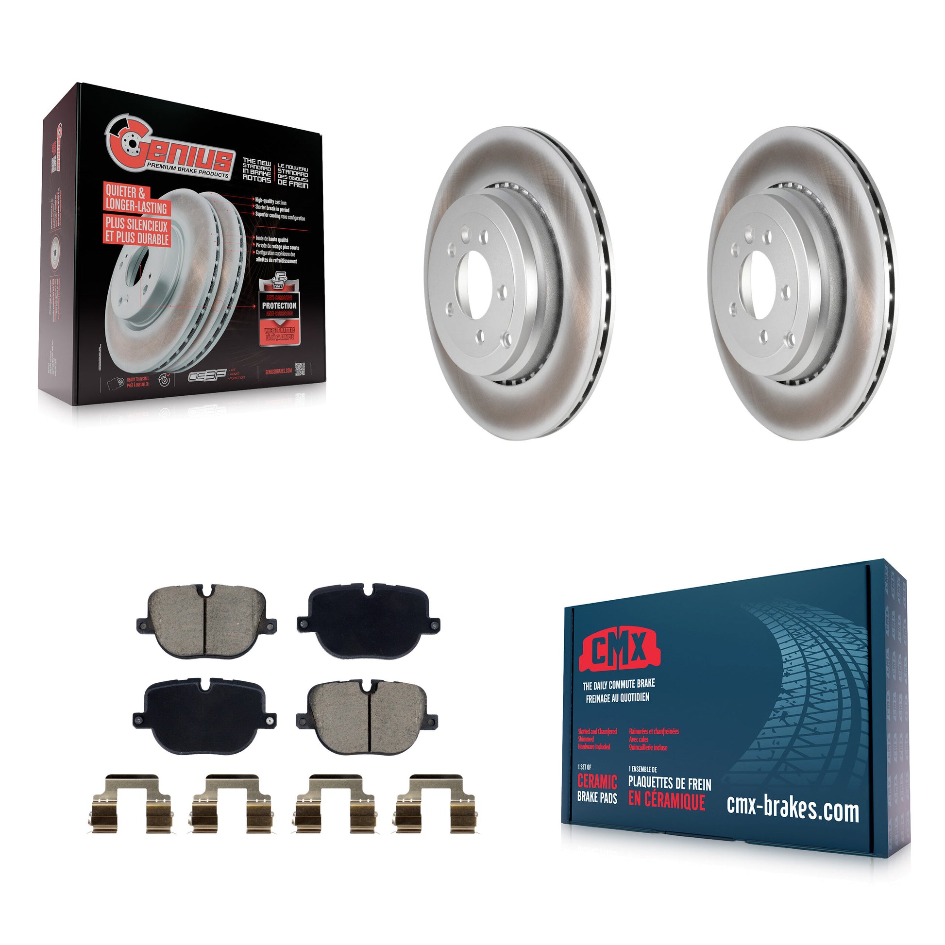 Transit Auto KGC-102650 Disc Brake Kit for 2010-2013 Land Rover Range Rover Sport - Rear