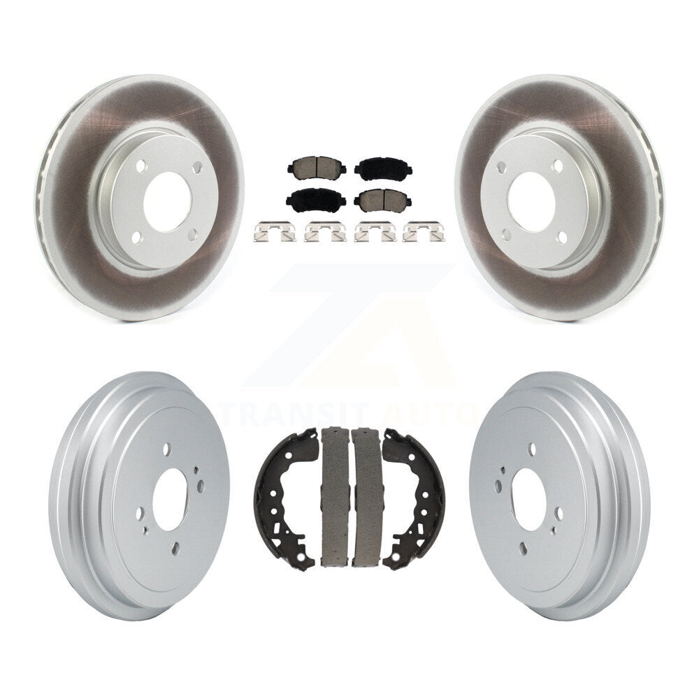 Transit Auto KGC-102655 Disc Brake Kit for 2018-2021 Nissan Kicks, Nissan Versa - Front and Rear