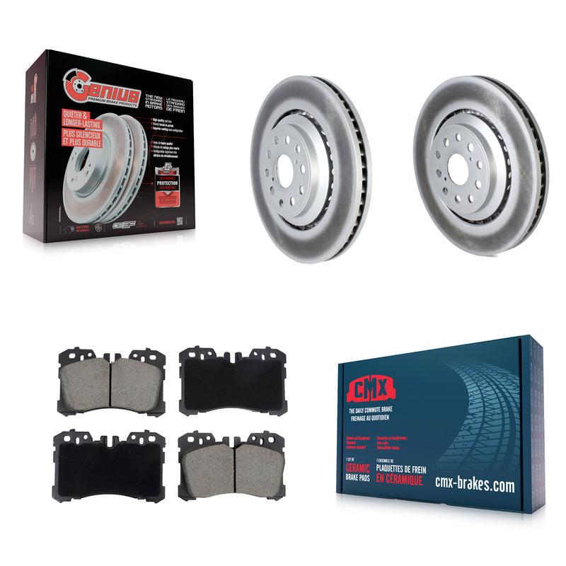 Transit Auto KGC-102661 Disc Brake Kit for 2007-2023 Lexus LS500h, Lexus LS500 and More - Front