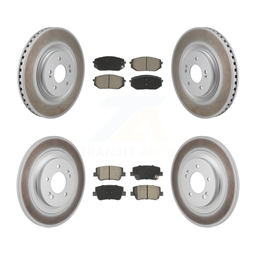 Transit Auto KGC-102666 Disc Brake Kit for 2021-2025 Kia K5, Hyundai Sonata - Front and Rear