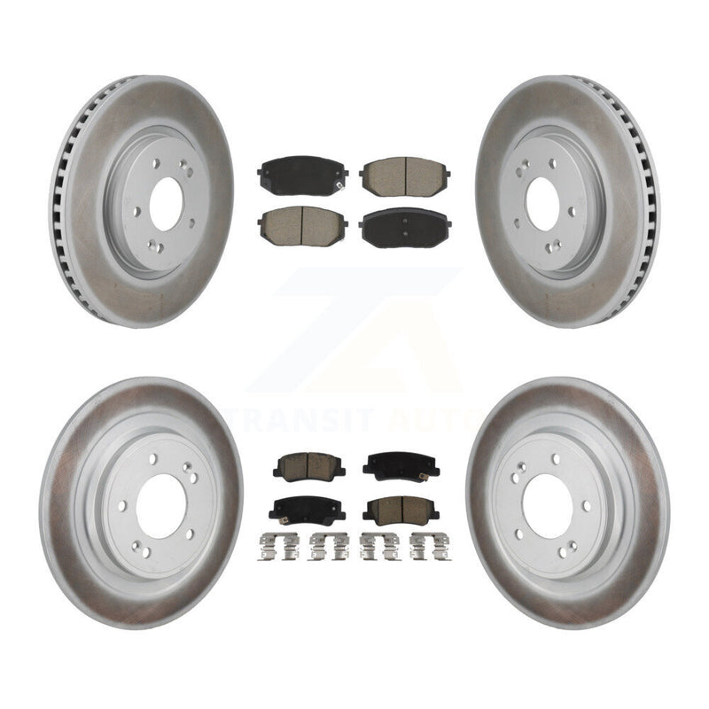 Transit Auto KGC-102667 Disc Brake Kit for 2022-2024 Kia Sportage, Hyundai Tucson - Front and Rear