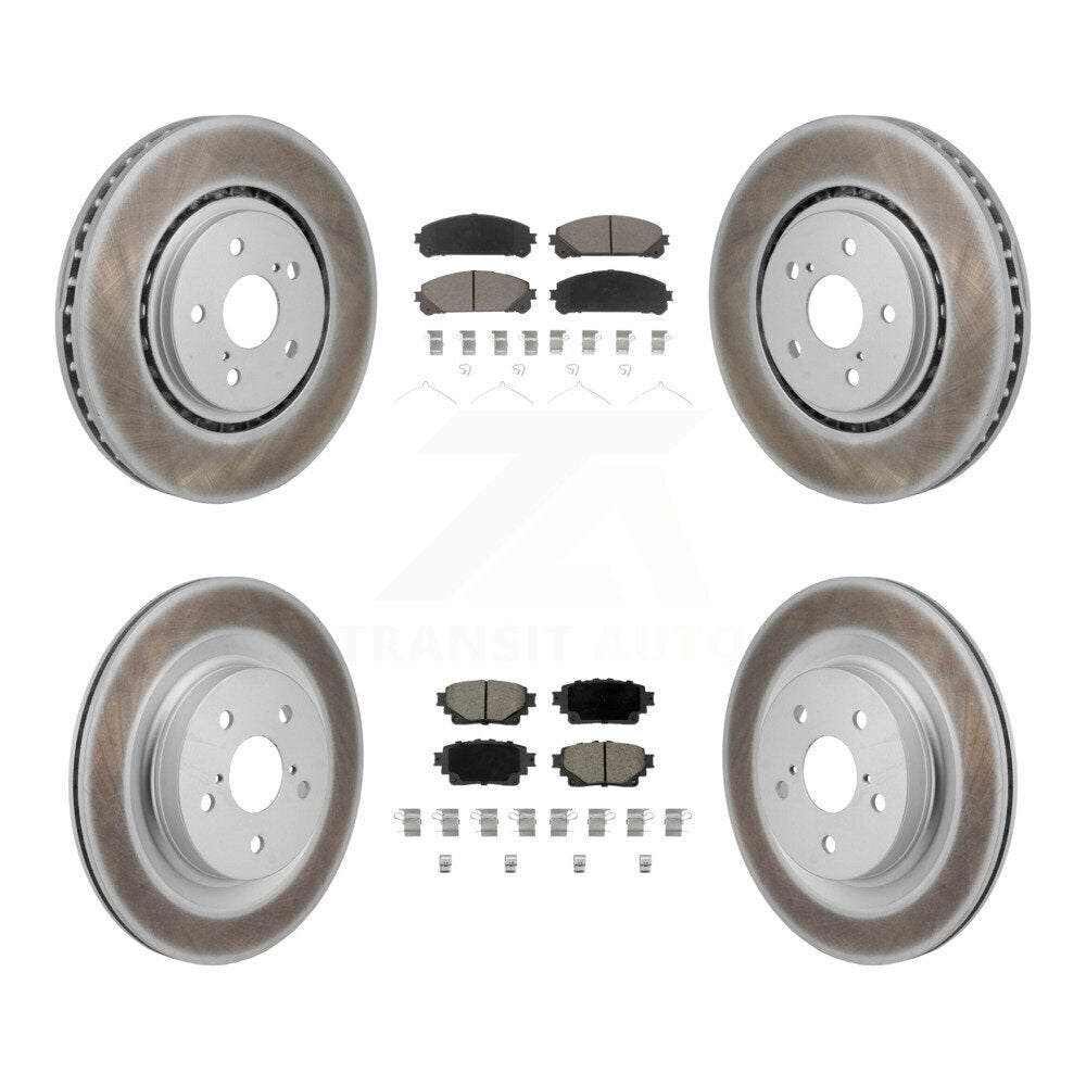 Transit Auto KGC-102668 Disc Brake Kit for 2021-2023 Lexus RZ450e, Subaru Solterra and More - Front and Rear