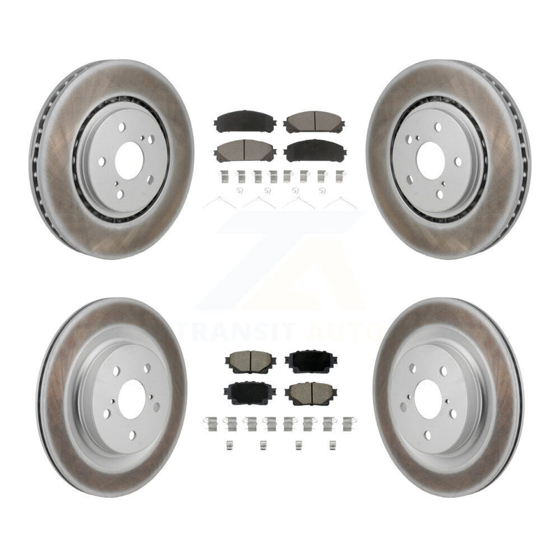 Transit Auto KGC-102668 Disc Brake Kit for 2021-2023 Lexus RZ450e, Subaru Solterra and More - Front and Rear