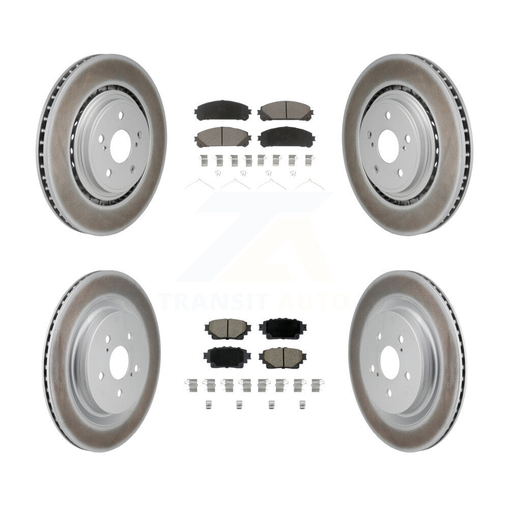 Transit Auto KGC-102669 Disc Brake Kit for 2020-2022 Toyota Highlander - Front and Rear