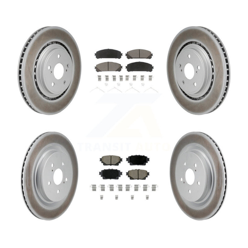Transit Auto KGC-102669 Disc Brake Kit for 2020-2022 Toyota Highlander - Front and Rear
