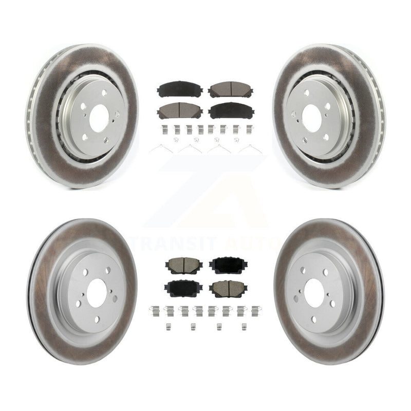 Transit Auto KGC-102670 Disc Brake Kit for 2022-2023 Toyota Crown, Lexus NX250 and More - Front and Rear