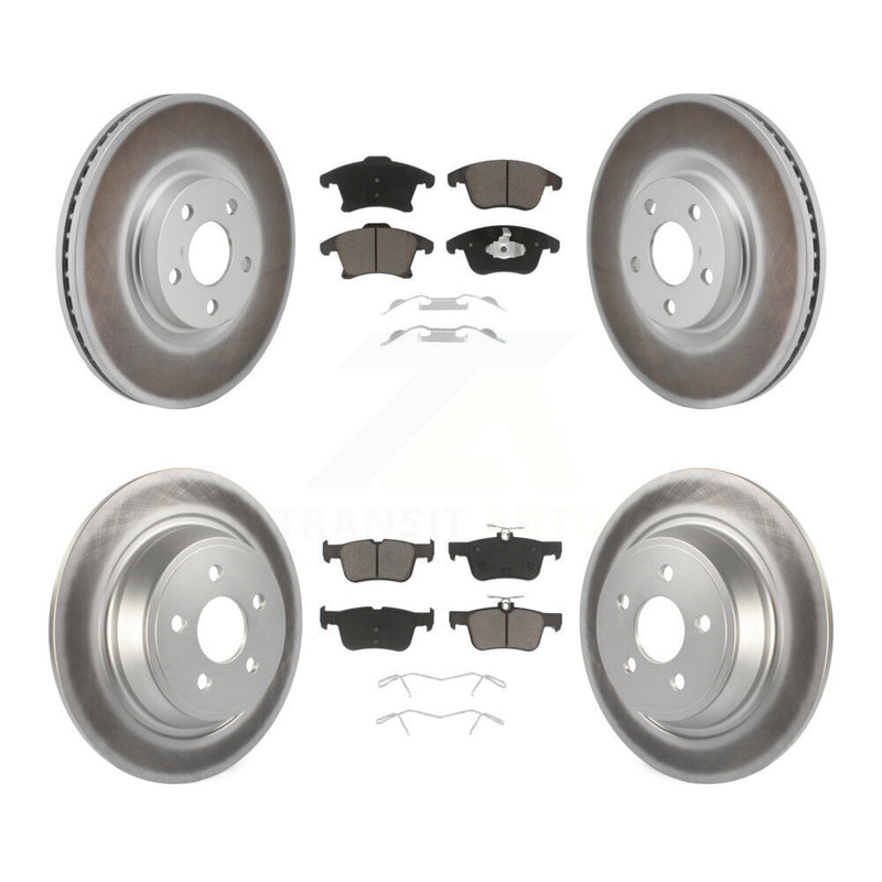 Transit Auto KGC-102672 Disc Brake Kit for 2017-2020 Lincoln MKZ - Front and Rear