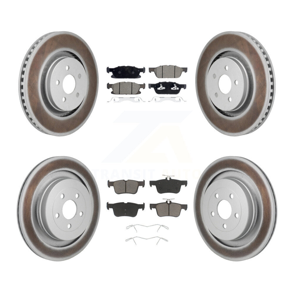 Transit Auto KGC-102674 Disc Brake Kit for 2019 Ford Edge - Front and Rear