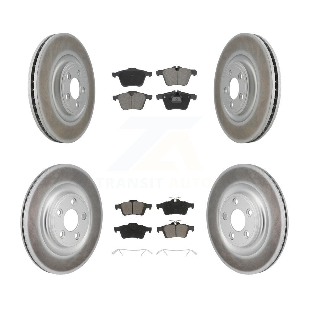 Transit Auto KGC-102679 Disc Brake Kit for 2016 Jaguar XJ - Front and Rear