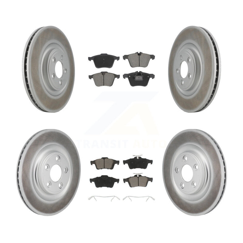 Transit Auto KGC-102679 Disc Brake Kit for 2016 Jaguar XJ - Front and Rear