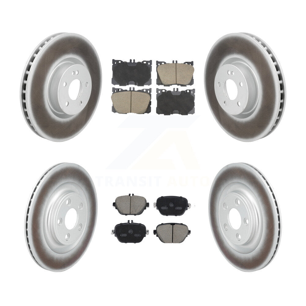 Transit Auto KGC-102680 Disc Brake Kit for 2017-2022 Mercedes-Benz E450, Mercedes-Benz E53 AMG and More - Front and Rear