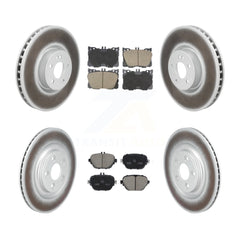 Transit Auto KGC-102680 Disc Brake Kit for 2017-2022 Mercedes-Benz E450, Mercedes-Benz E53 AMG and More - Front and Rear