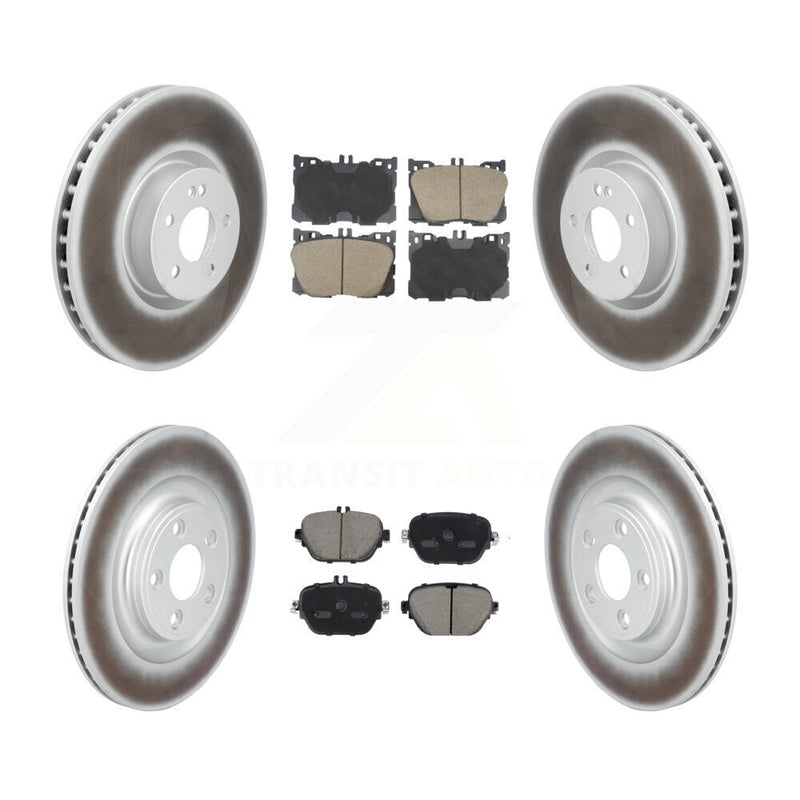 Transit Auto KGC-102680 Disc Brake Kit for 2017-2022 Mercedes-Benz E450, Mercedes-Benz E53 AMG and More - Front and Rear