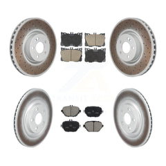 Transit Auto KGC-102681 Disc Brake Kit for 2017-2022 Mercedes-Benz E450, Mercedes-Benz E53 AMG and More - Front and Rear