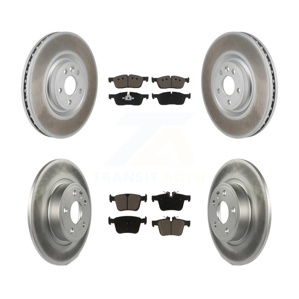 Transit Auto KGC-102686 Disc Brake Kit for 2016-2018 Jaguar E-Pace, Land Rover Discovery Sport - Front and Rear