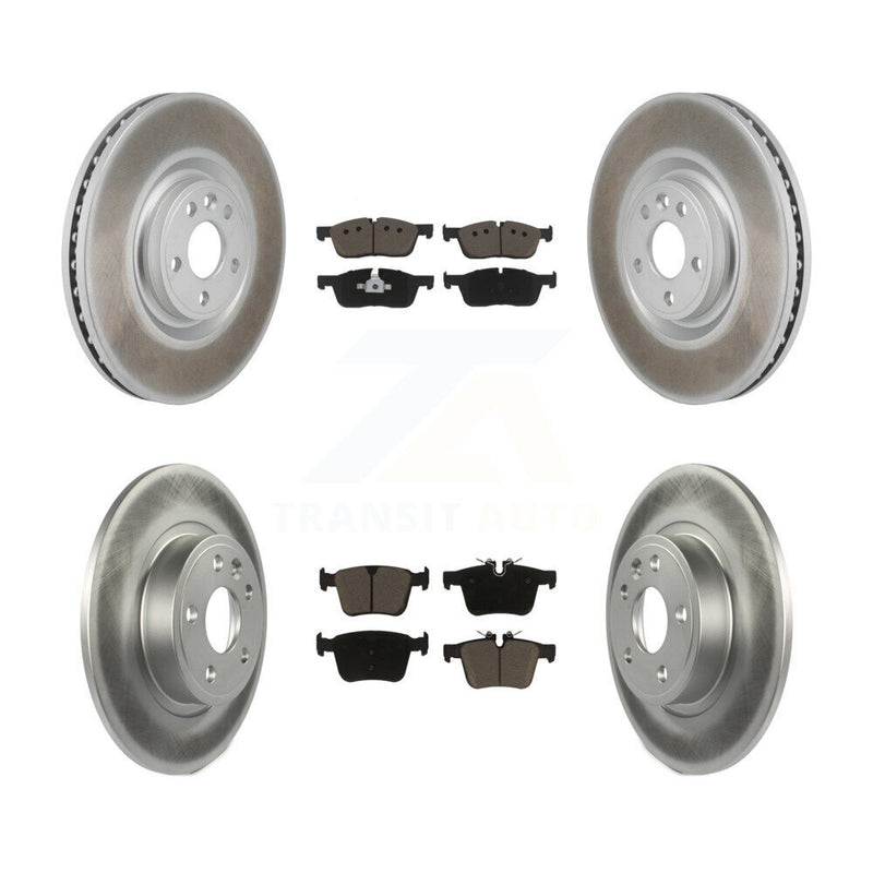 Transit Auto KGC-102686 Disc Brake Kit for 2016-2018 Jaguar E-Pace, Land Rover Discovery Sport - Front and Rear