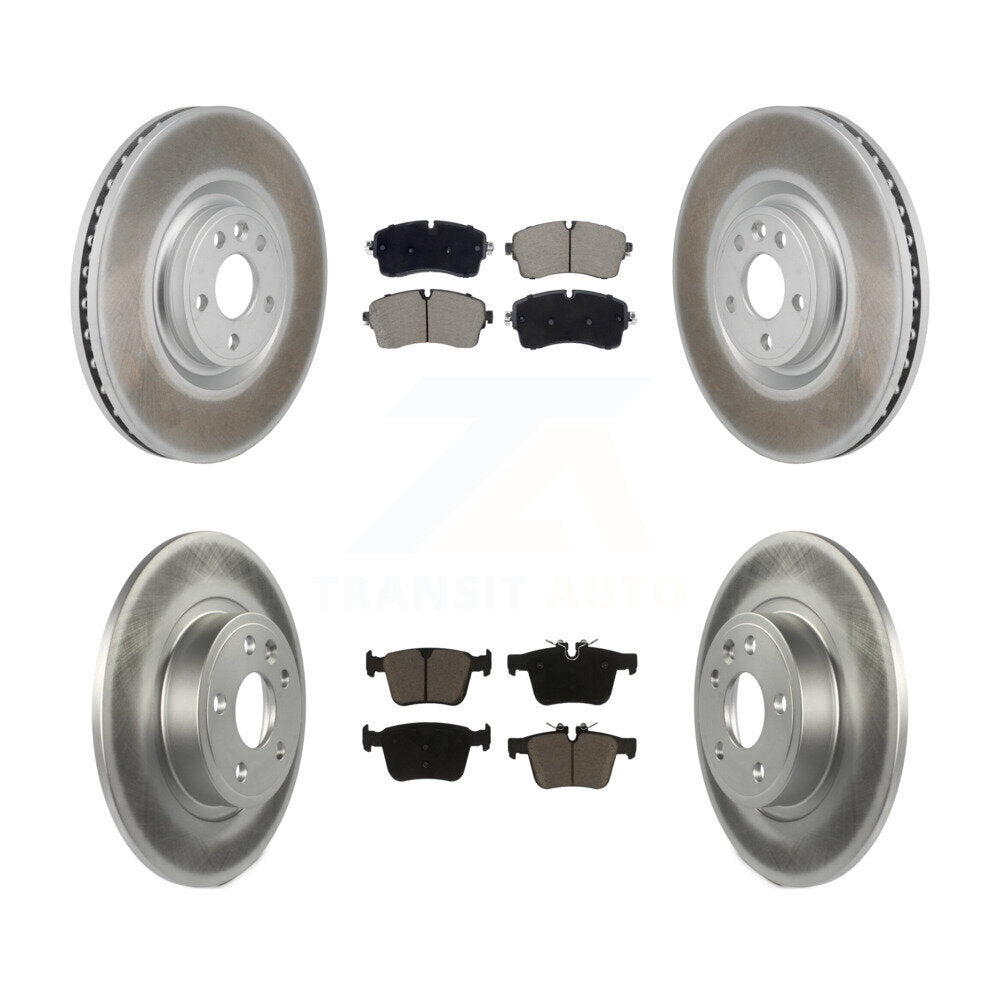 Transit Auto KGC-102687 Disc Brake Kit for 2018-2020 Jaguar E-Pace - Front and Rear