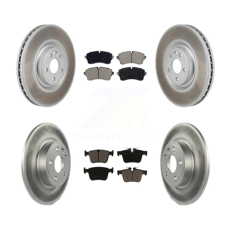 Transit Auto KGC-102687 Disc Brake Kit for 2018-2020 Jaguar E-Pace - Front and Rear