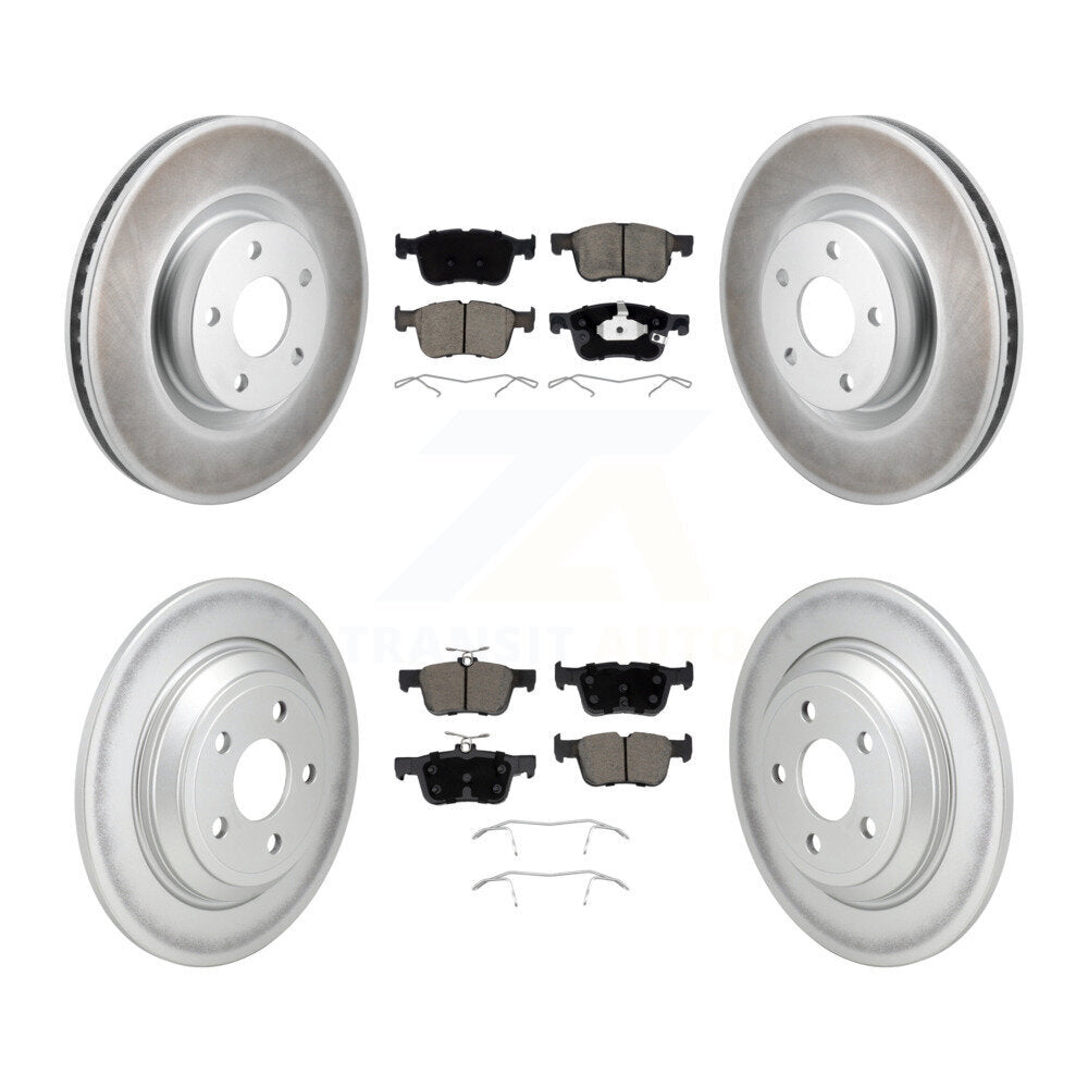 Transit Auto KGC-102689 Disc Brake Kit for 2020-2023 Ford Bronco Sport, Lincoln Corsair, Ford Escape - Front and Rear