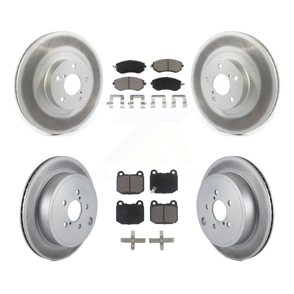 Transit Auto KGC-102692 Disc Brake Kit for 2017 Subaru BRZ - Front and Rear