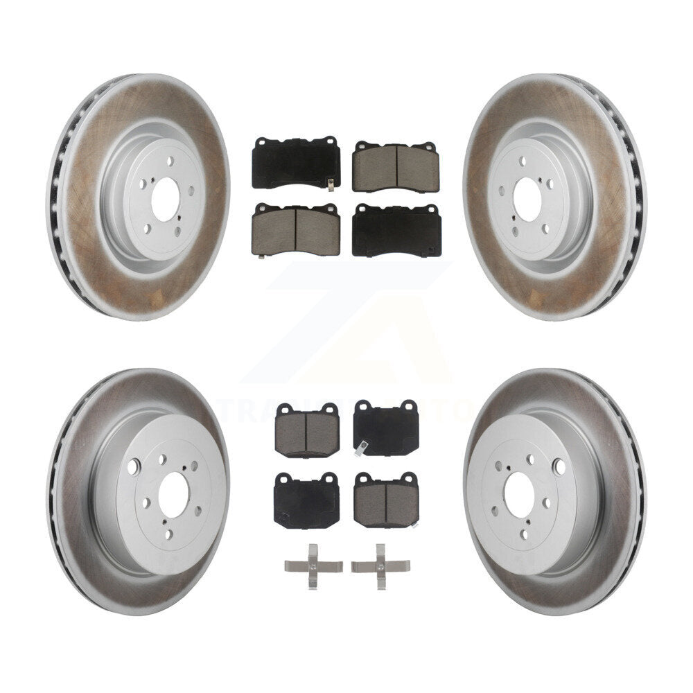 Transit Auto KGC-102693 Disc Brake Kit for 2017-2020 Toyota 86, Subaru BRZ - Front and Rear
