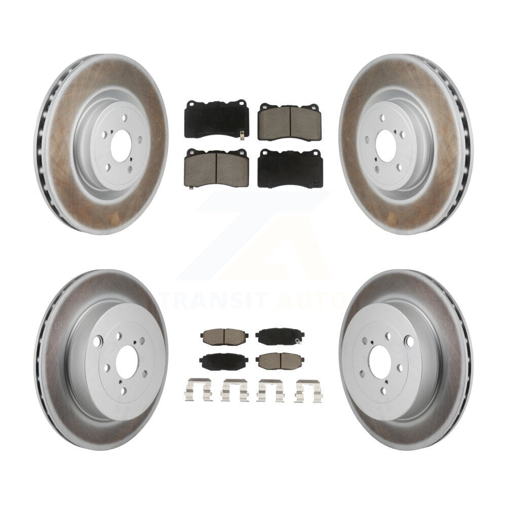 Transit Auto KGC-102694 Disc Brake Kit for 2017 Subaru BRZ - Front and Rear