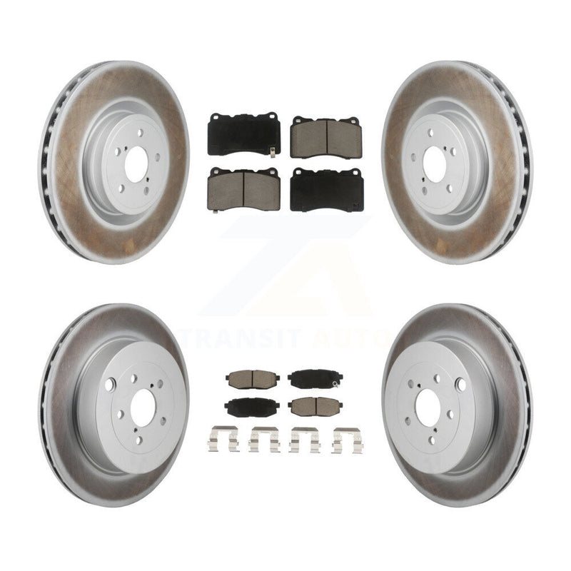 Transit Auto KGC-102694 Disc Brake Kit for 2017 Subaru BRZ - Front and Rear
