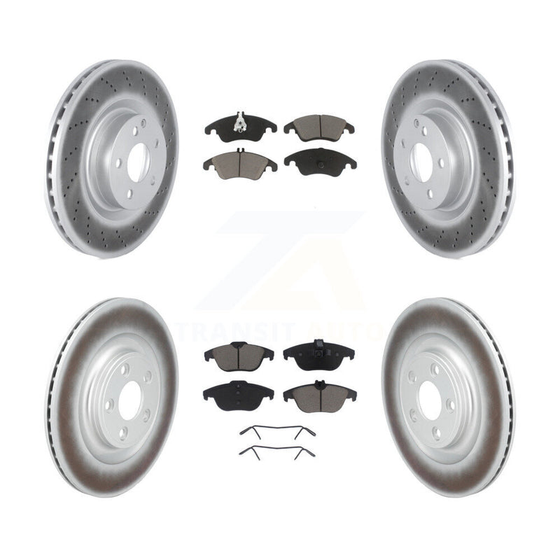 Transit Auto KGC-102701 Disc Brake Kit for 2017 Mercedes-Benz E400 - Front and Rear