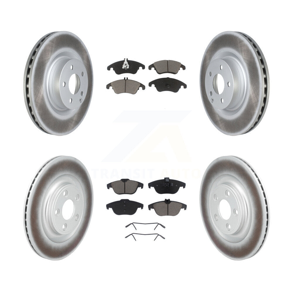 Transit Auto KGC-102702 Disc Brake Kit for 2017 Mercedes-Benz E400 - Front and Rear