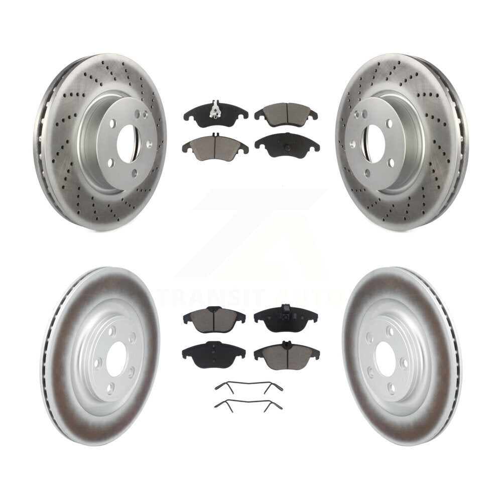 Transit Auto KGC-102703 Disc Brake Kit for 2017 Mercedes-Benz E400 - Front and Rear