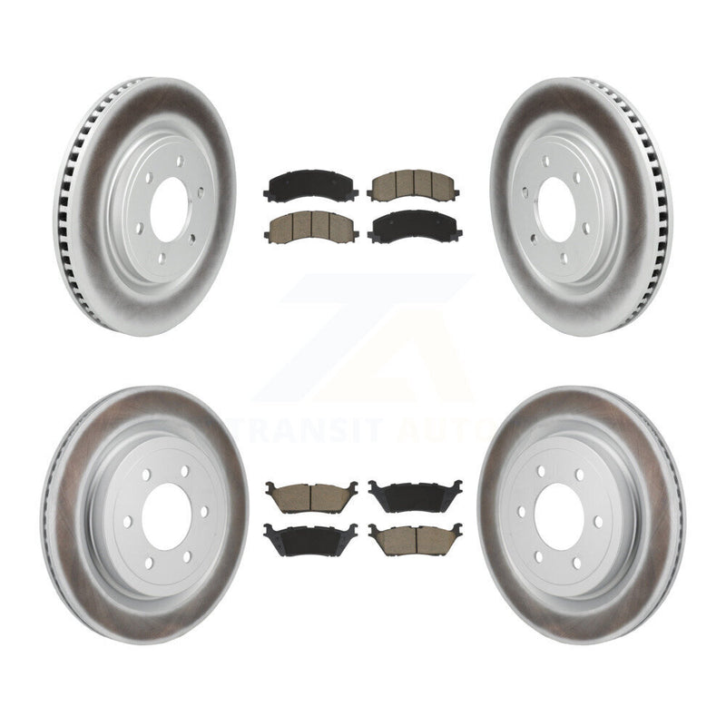 Transit Auto KGC-102715 Disc Brake Kit for 2022-2023 Ford F-150 Lightning - Front and Rear