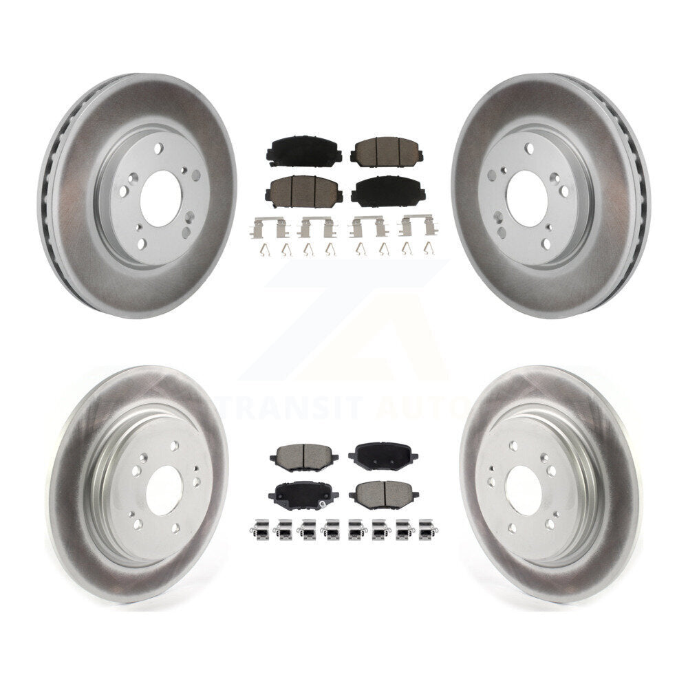 Transit Auto KGC-102721 Disc Brake Kit for 2017-2021 Honda Clarity - Front and Rear