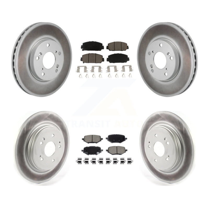 Transit Auto KGC-102721 Disc Brake Kit for 2017-2021 Honda Clarity - Front and Rear