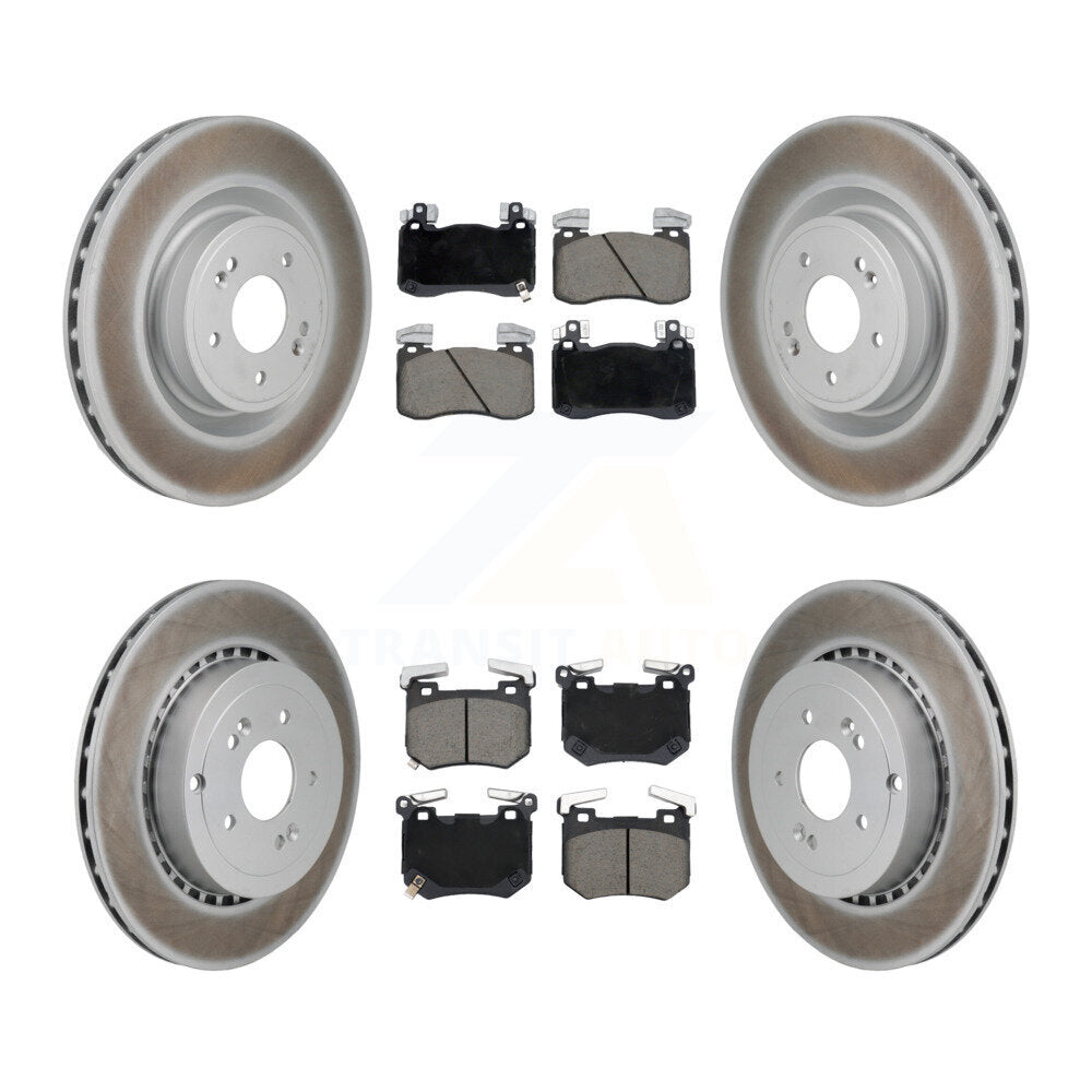 Transit Auto KGC-102722 Disc Brake Kit for 2018-2022 Genesis G70, Kia Stinger - Front and Rear
