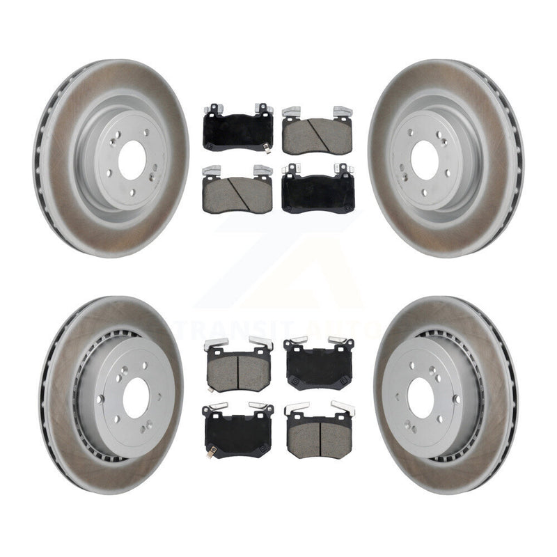Transit Auto KGC-102722 Disc Brake Kit for 2018-2022 Genesis G70, Kia Stinger - Front and Rear