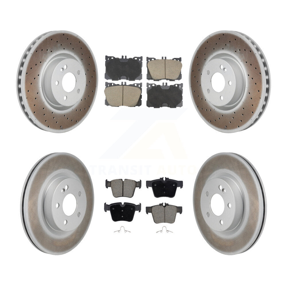 Transit Auto KGC-102726 Disc Brake Kit for 2016-2023 Mercedes-Benz C43 AMG, Mercedes-Benz GLC350e and More - Front and Rear