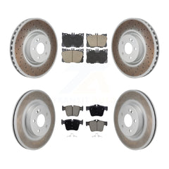 Transit Auto KGC-102726 Disc Brake Kit for 2016-2023 Mercedes-Benz C43 AMG, Mercedes-Benz GLC350e and More - Front and Rear