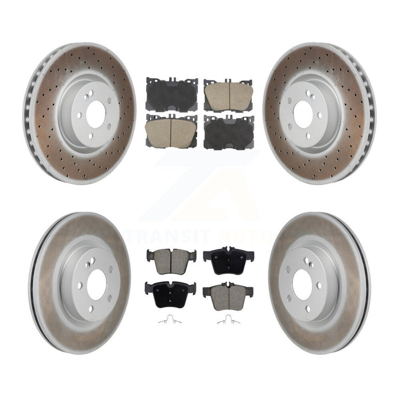 Transit Auto KGC-102726 Disc Brake Kit for 2016-2023 Mercedes-Benz C43 AMG, Mercedes-Benz GLC350e and More - Front and Rear