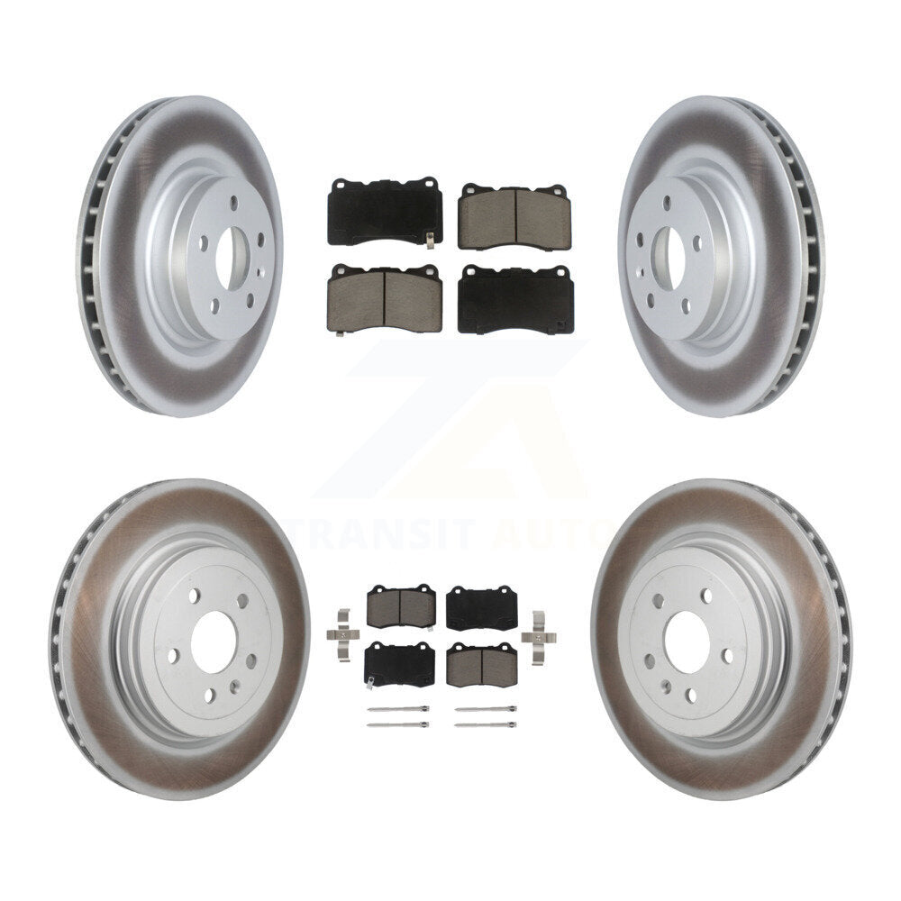 Transit Auto KGC-102727 Disc Brake Kit for 2012-2016 Tesla S - Front and Rear