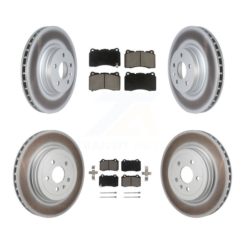 Transit Auto KGC-102727 Disc Brake Kit for 2012-2016 Tesla S - Front and Rear