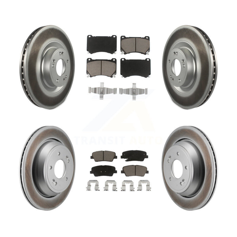 Transit Auto KGC-102730 Disc Brake Kit for 2011 Hyundai Equus - Front and Rear