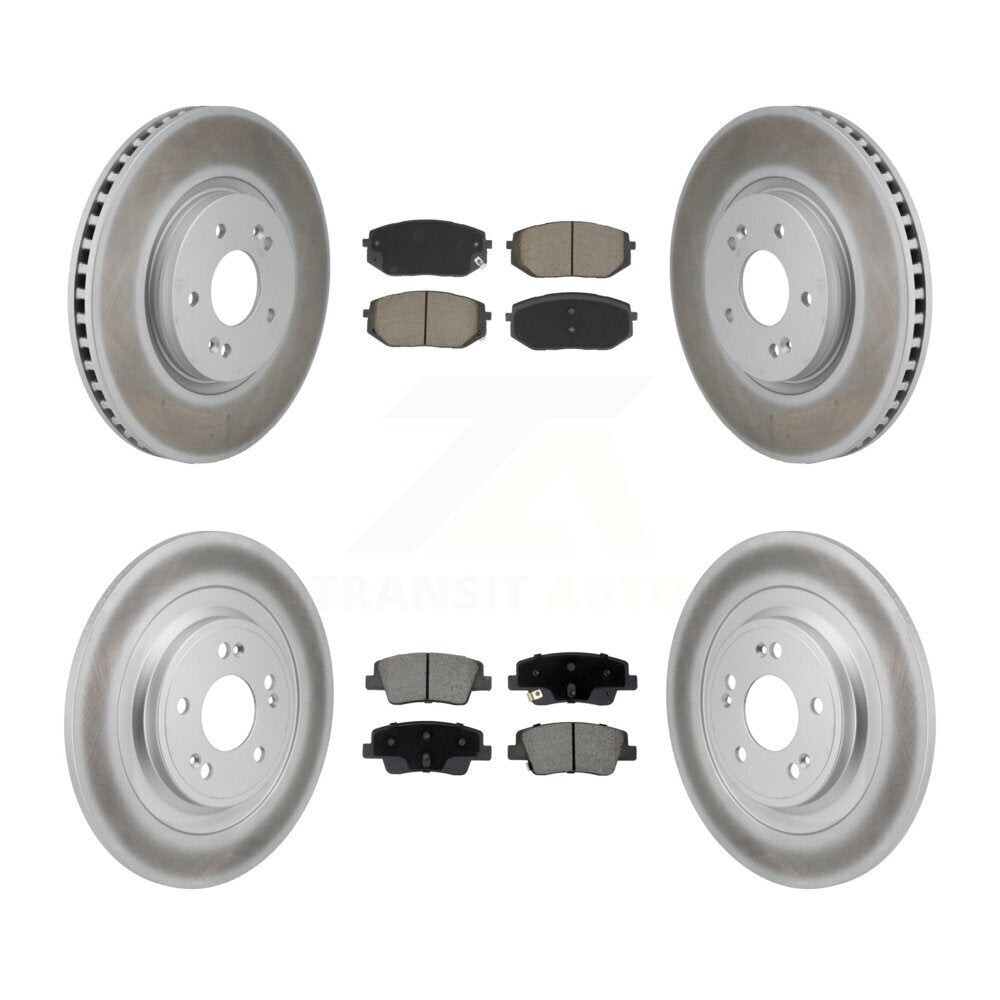 Transit Auto KGC-102735 Disc Brake Kit for 2022-2023 Hyundai Ioniq 6, Kia EV6, Hyundai Ioniq 5 - Front and Rear
